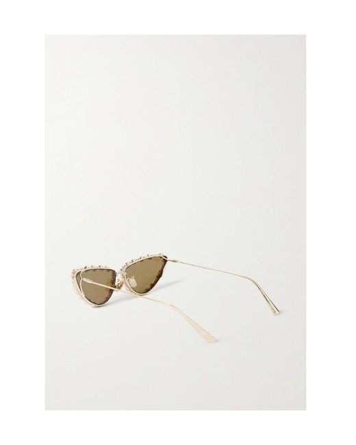 Dior Brown Cat's Eye Sunglasses