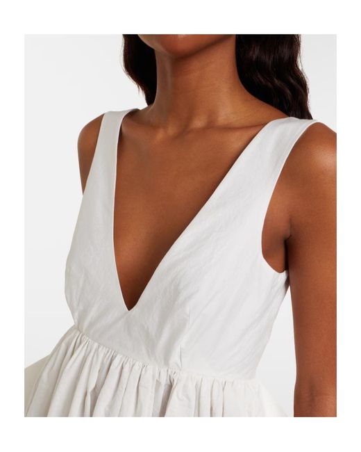 Rohe White Cotton-Blend Maxi Dress
