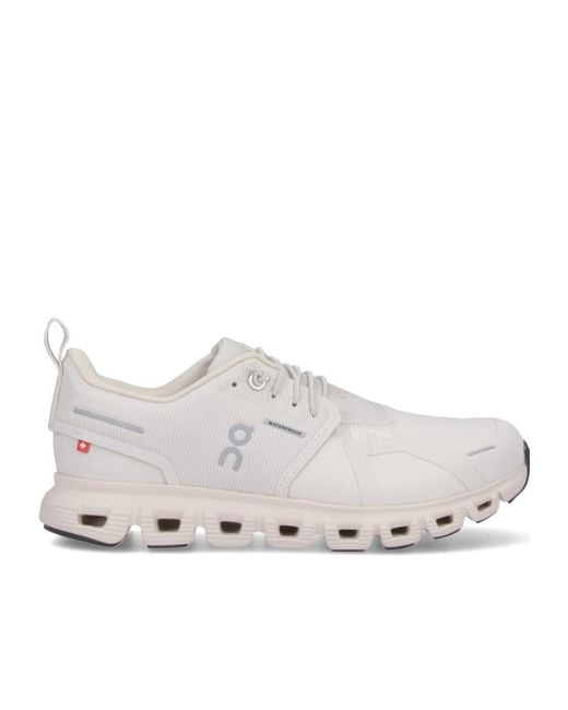 On Shoes White Cloud 6 Wp Sneakers