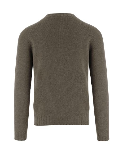Tagliatore Green Long-Sleeved Sweater for men