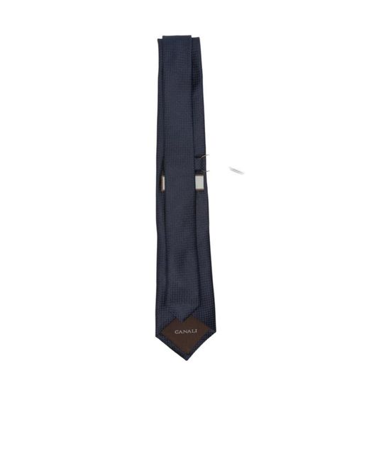 Canali Blue Pointed Tie for men