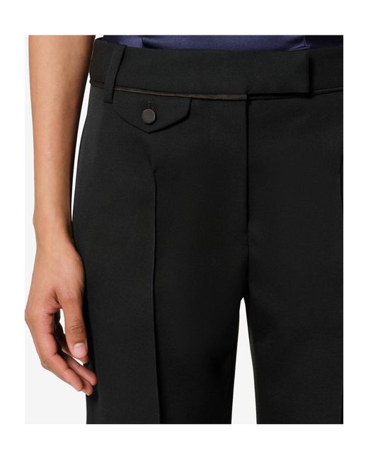 Isabel Marant Black Lusia Wool Pants
