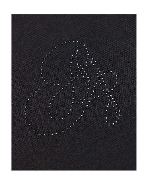 Armani Jeans Black V-Neck Short-Sleeved T-Shirt