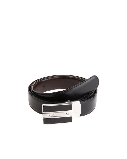 Montblanc White Rectangular-Buckle Belt for men