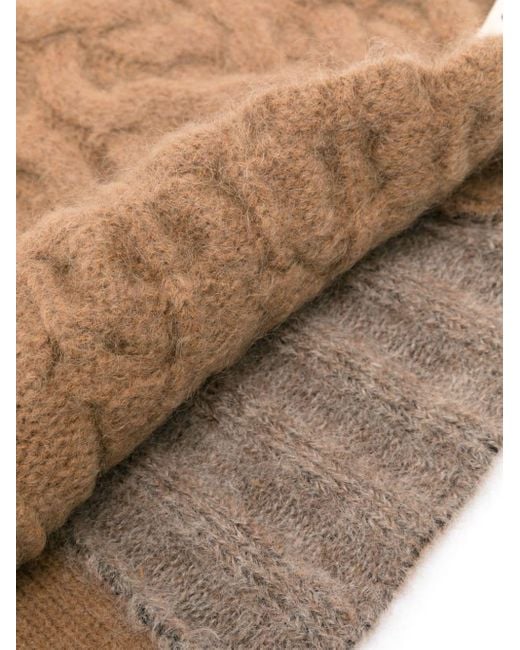 Adererror Natural Textured Knit Balaclava for men