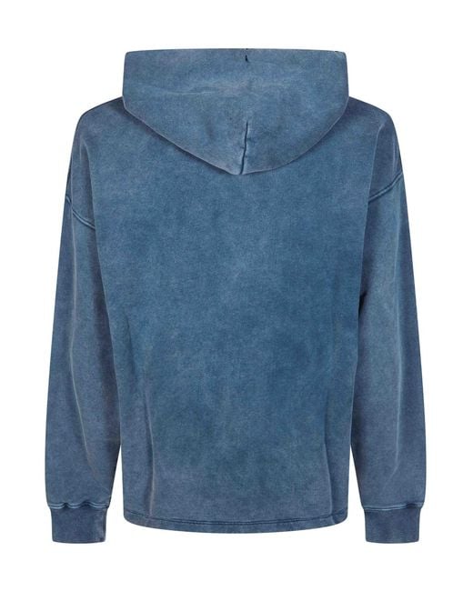 Off-White c/o Virgil Abloh Blue Logo Hoodie for men