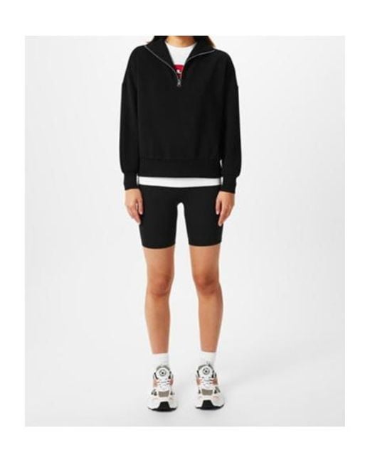 Varley Black Hawley Half Zip Sweatshirt