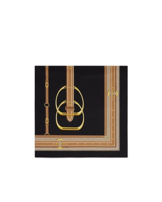 Gucci Natural Printed Twill Scarf