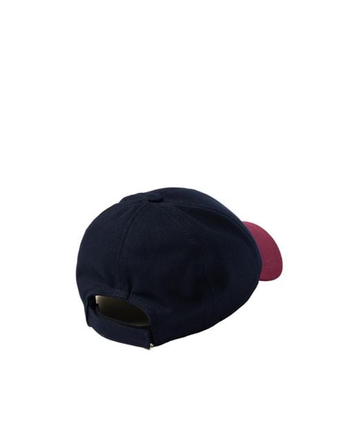 Miu Miu Blue Drill Baseball Cap for men