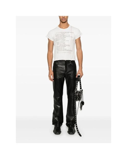 Enfants Riches Deprimes White Patch-Detail T-Shirt for men