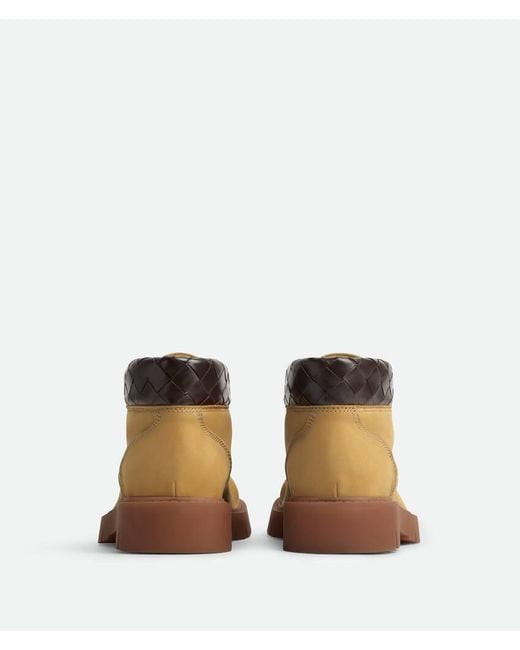 Bottega Veneta Brown Haddock Cropped Boot for men