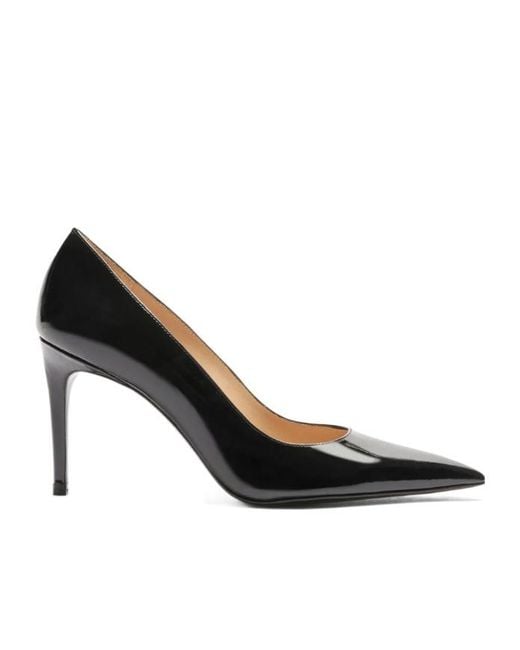 Stuart Weitzman Black Pointed High Heels