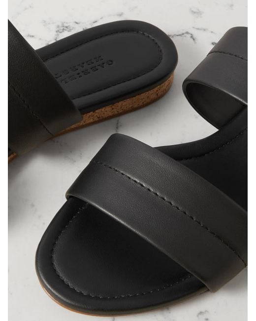 Gabriela Hearst Black Lora Slippers