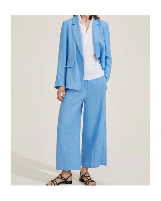 Marella Blue Silvana Casual Trousers