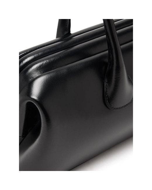 OSOI Black Dual-Handle Shoulder Bag
