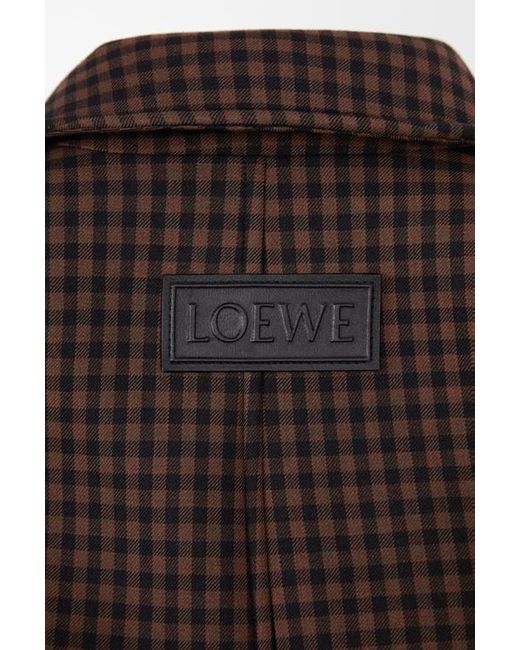 Loewe Brown Drawstring Jacket