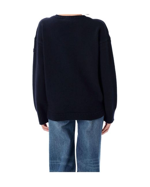 Chloé Blue Chlo Crewneck Knitted Jumper
