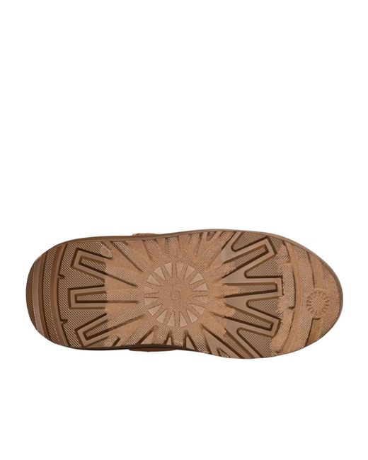 Ugg Brown Classic Mini Pumped Molded Boots