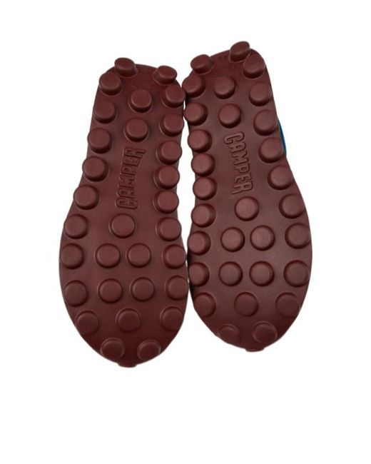 Camper Blue Round-Toe Sneakers for men