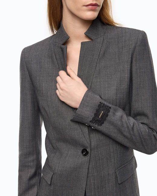 Pinko Black Single-Breasted Jacket