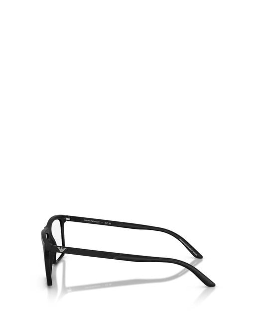 Emporio Armani White Rectangular Flat Mirror for men