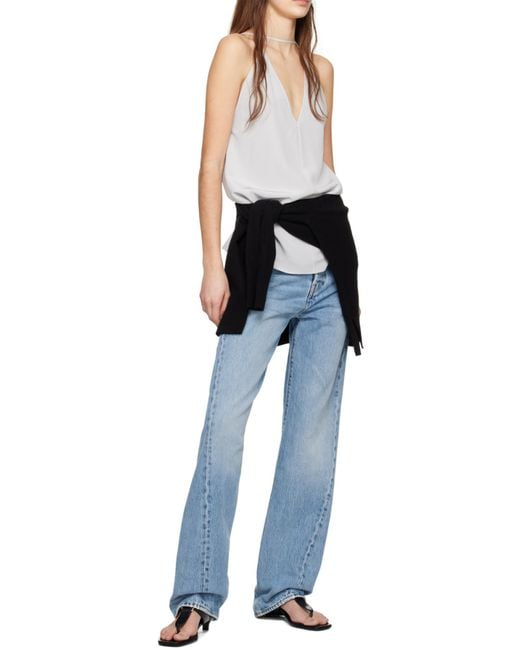 Totême White Totême Double Halter Top