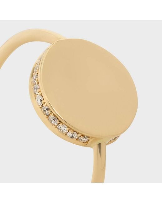 Céline Metallic Medaille Ring