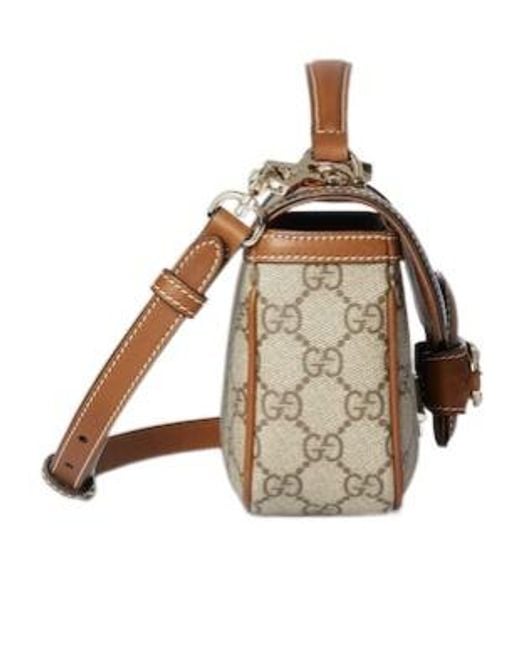 Gucci Metallic Horsebit 1955 Soft Small Top Handle Bag