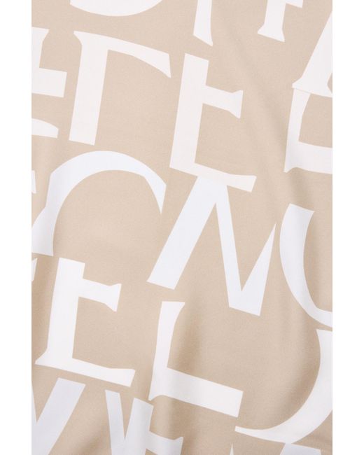 Loewe White Square Scarf