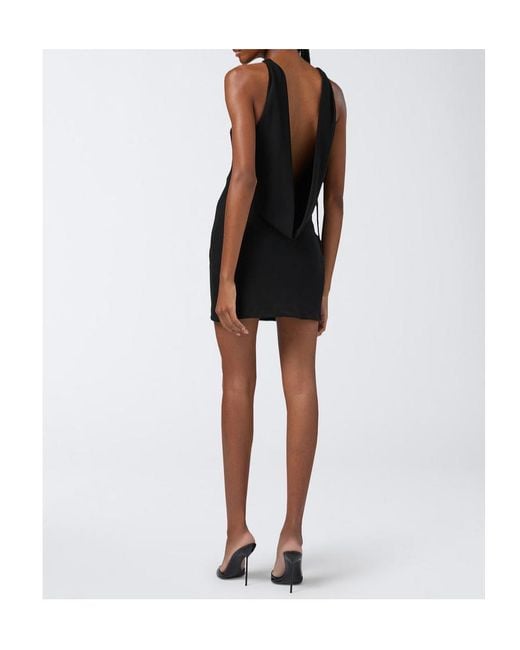 ANDAMANE Black Carmen Sleeveless Mini Dress