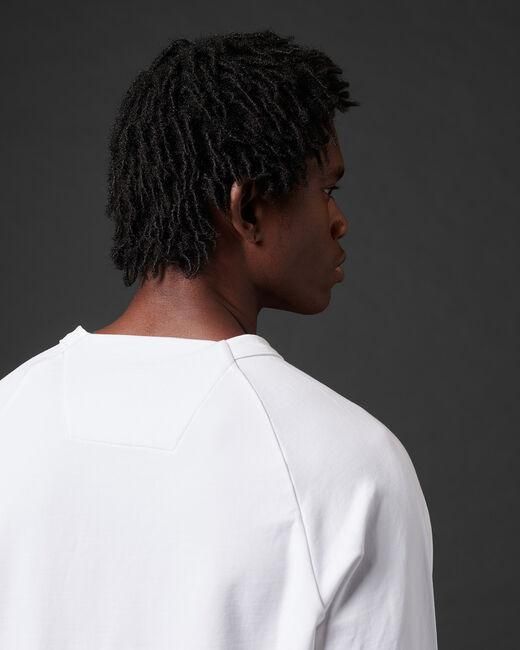 C P Company White Logo-Patch Crewneck Sweatshirt for men