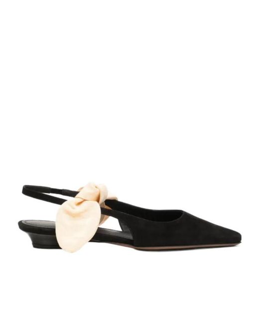 Neous Black 15Mm Bow Mules