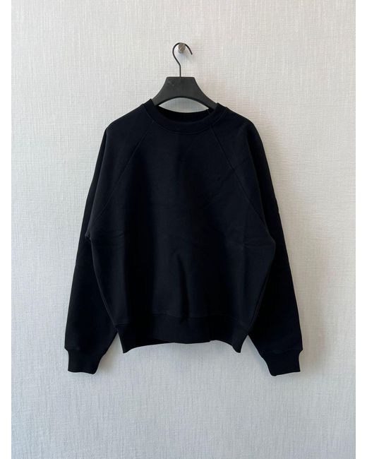 AMI Black Ami De Coeur Crewneck Sweatshirt for men