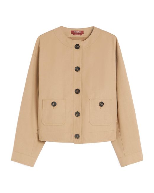 Max Mara Natural Studio Biavo Bomber Jacket