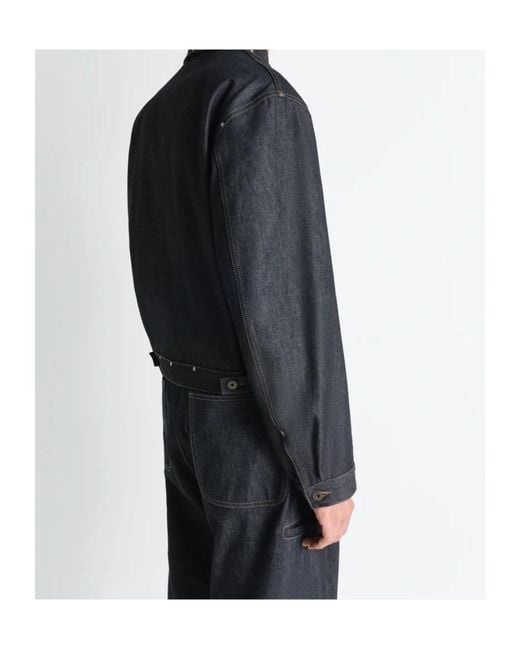 Lemaire Black Trucker Jacket for men