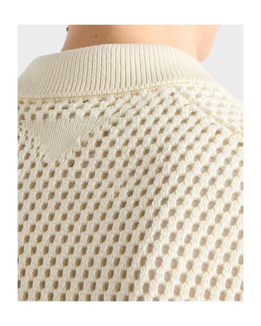 Prada Natural Linen And Cotton Cardigan for men