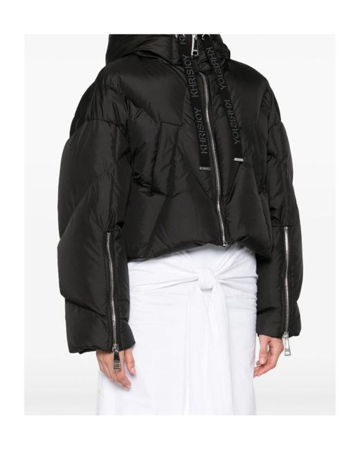 Khrisjoy Black Hooded Zip Jacket