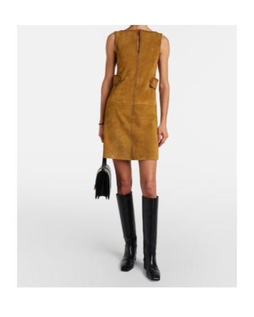 Dorothee Schumacher Natural Suede Minidress
