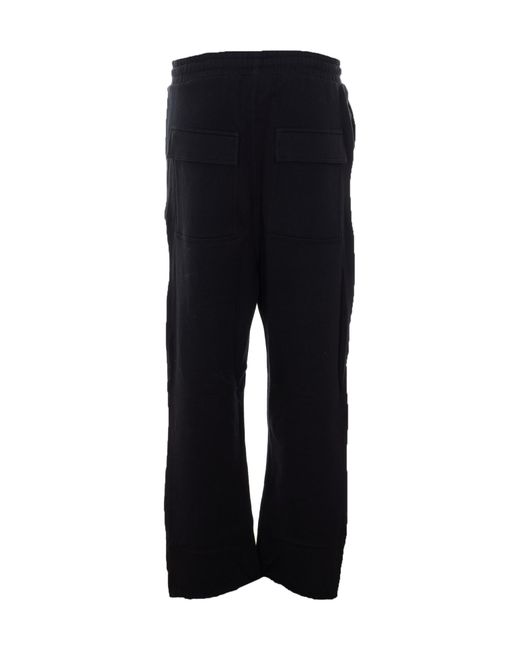 Thom Krom Black Elastic Waist Track Pants for men