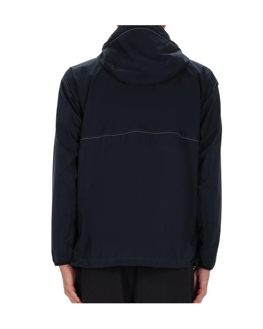 And Wander Blue Pertex Wind Jacket for men
