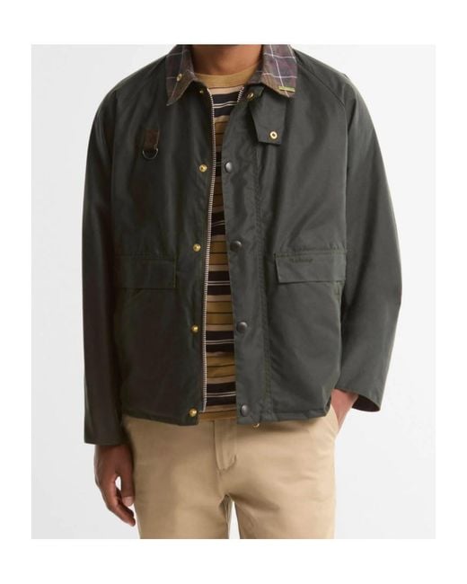 Barbour Black Icons Spey Wax Jacket for men