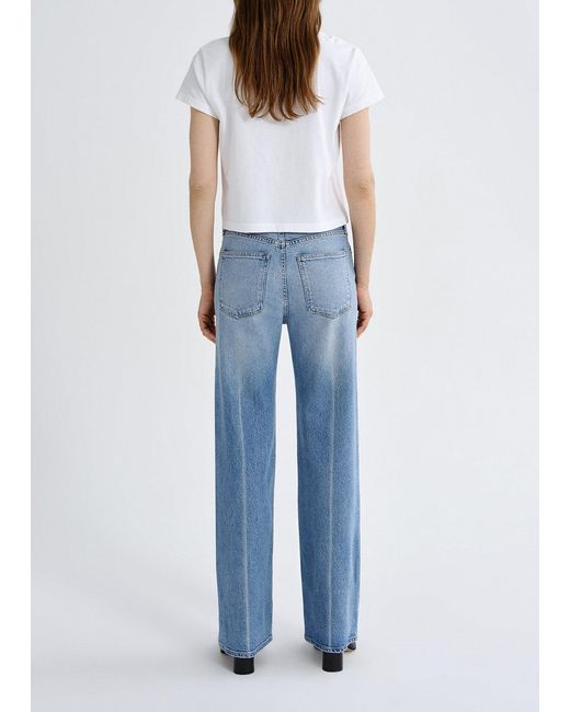 Agolde Blue Harper Straight Jean (Weightless Stretch)