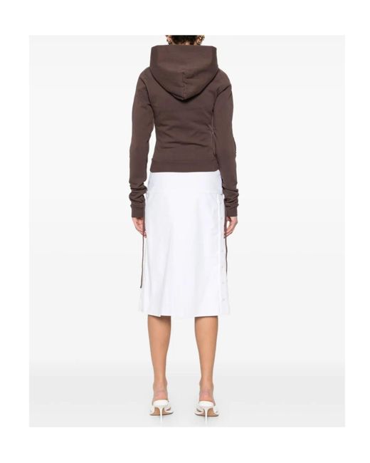 OTTOLINGER Brown Zip-Up Hoodie