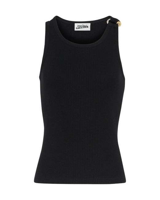 Jean Paul Gaultier Black The Piercing Top