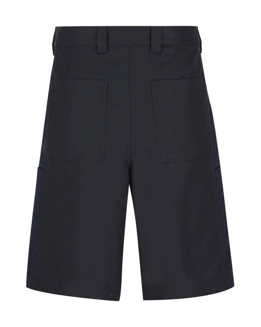 Gucci Blue Tailored Bermuda Shorts for men