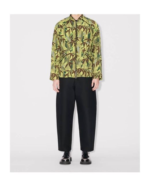 KENZO Green Chiku-Rin Camo' Workwear Jacket for men