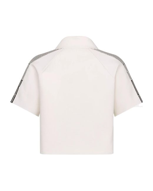 Dior White Cropped Jacket