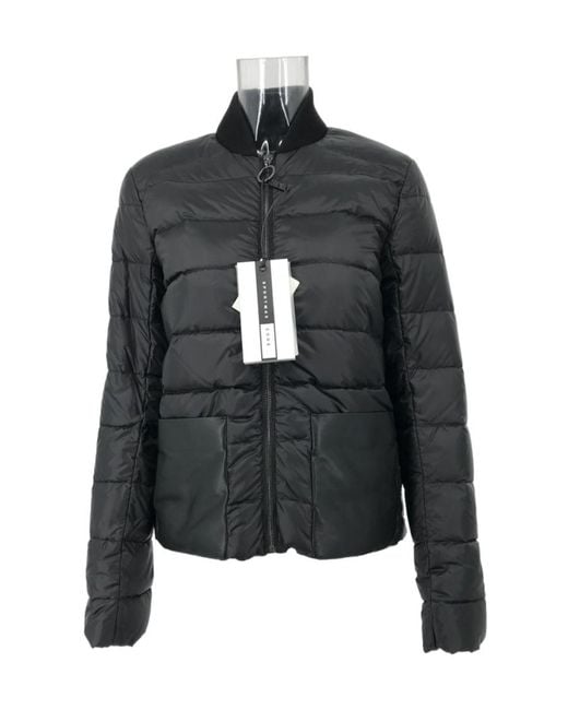 Sportmax Black Zipper Down Jacket