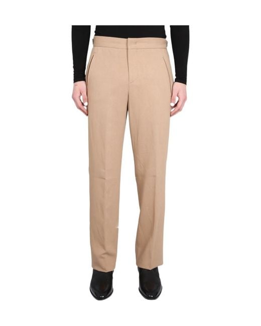 Pt Pantaloni Natural Pt Torino Classic Edge Trousers for men