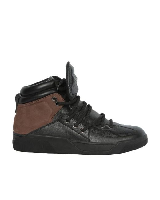 Dolce & Gabbana Brown Color Design High-Top Leisure Sneakers for men